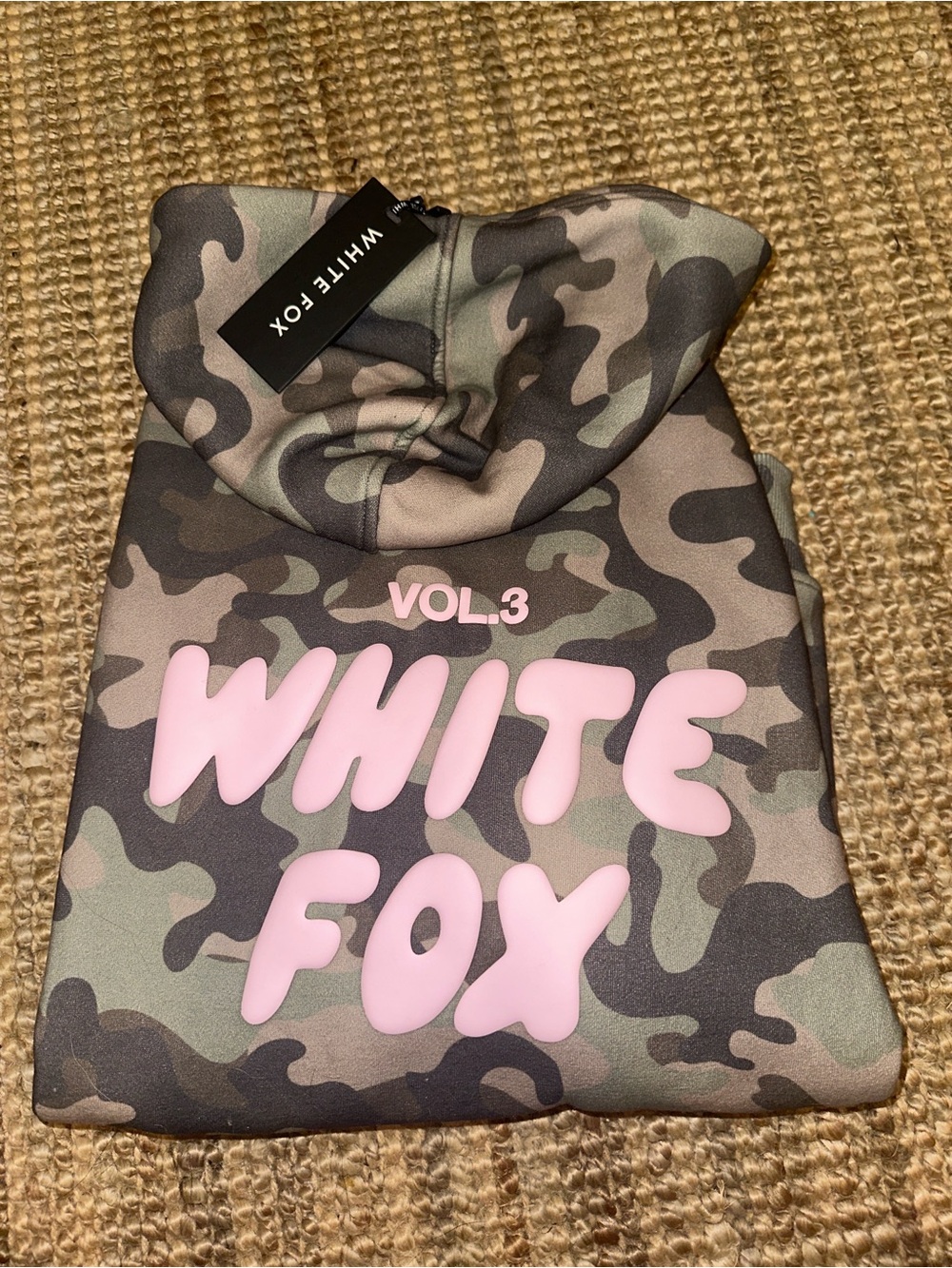 White Fox Camo Hoodie
